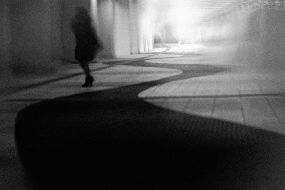 Mysterious Woman Winding Path by Teruhiko Tsuchida — canvas wall art
