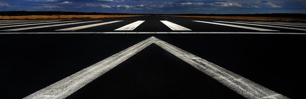 Runway to the Horizon by Huib Limberg — canvas wall art