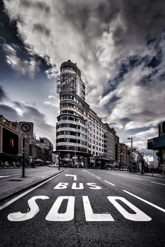 Madrid Capitol Building by Jesús M. García — canvas wall art