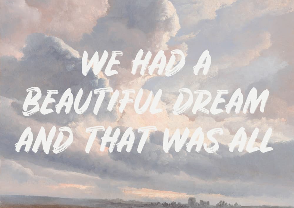 Ethereal Dream Quote by Talitha McQueen — canvas wall art