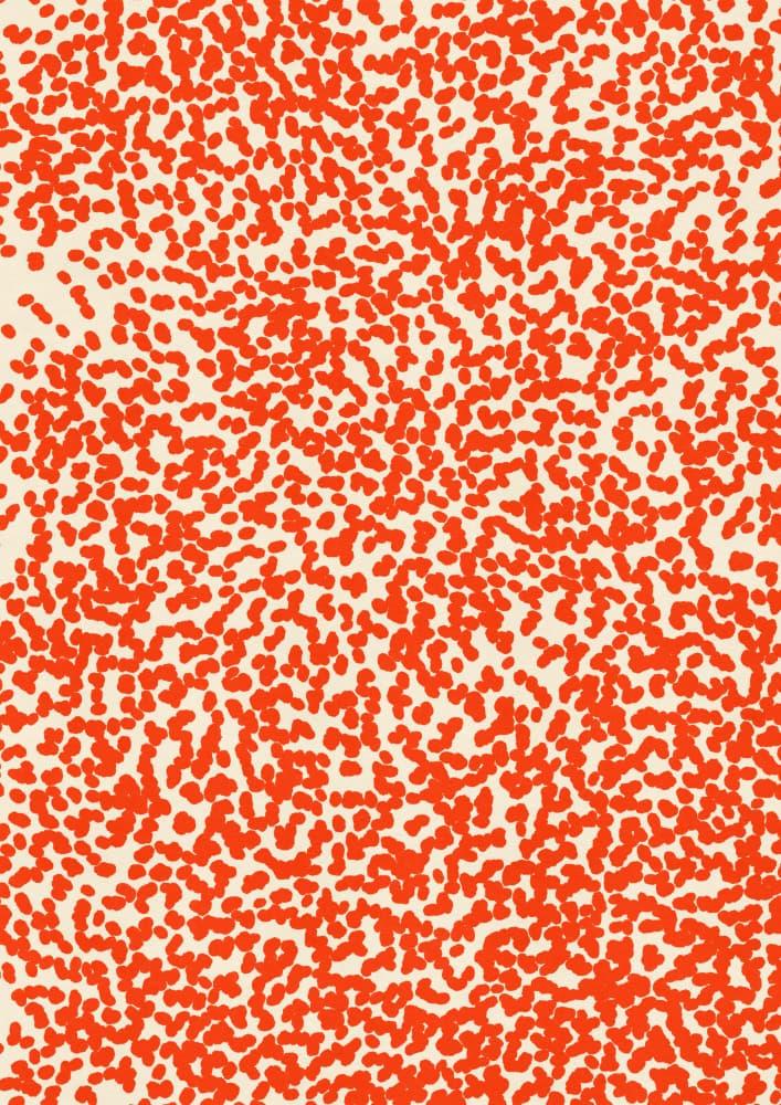 Abstract Red Dot Pattern by Nicholas — canvas wall art