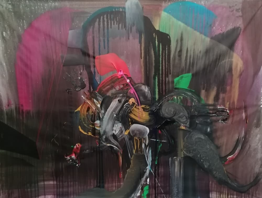 Vibrant Abstract Energy by Stefano Mazzolini — canvas wall art