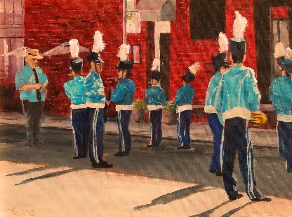 Marching Band by Duane A. Brown — canvas wall art