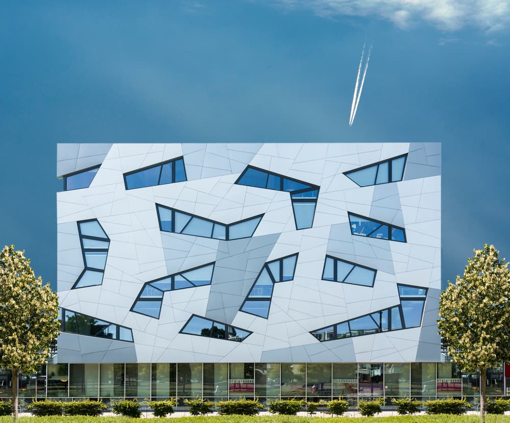 Modern Geometric Architecture by Greetje van Son — canvas wall art