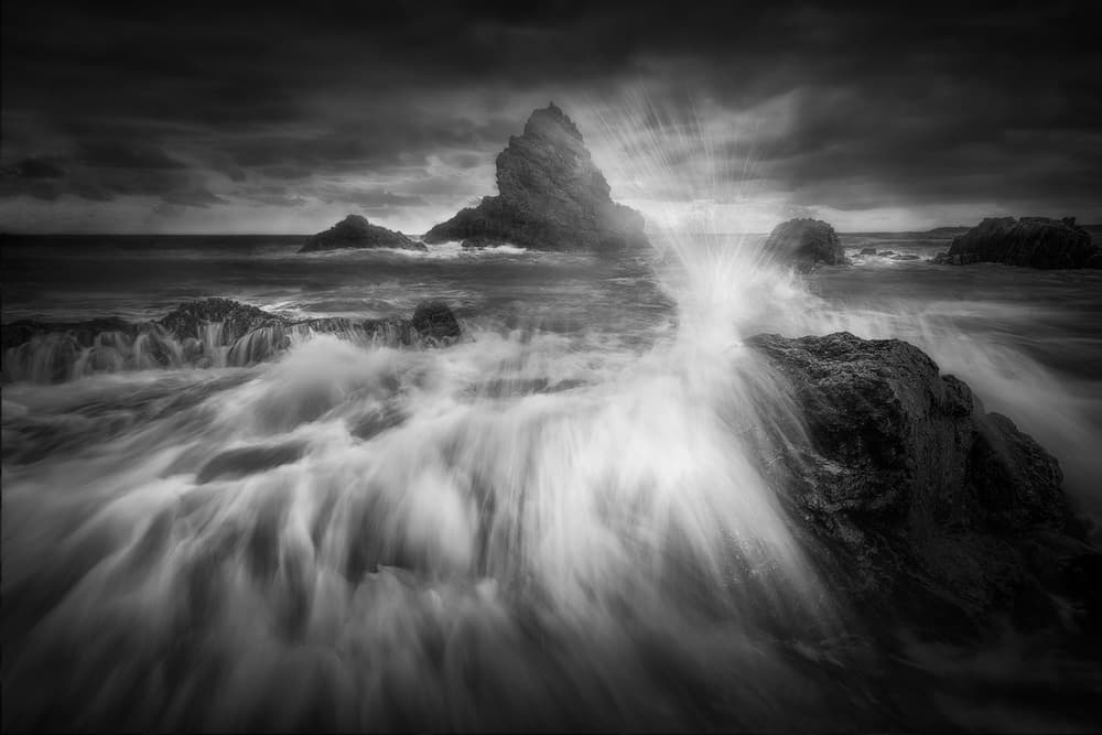 Ocean Storm Light by Joshua Zhang — canvas wall art