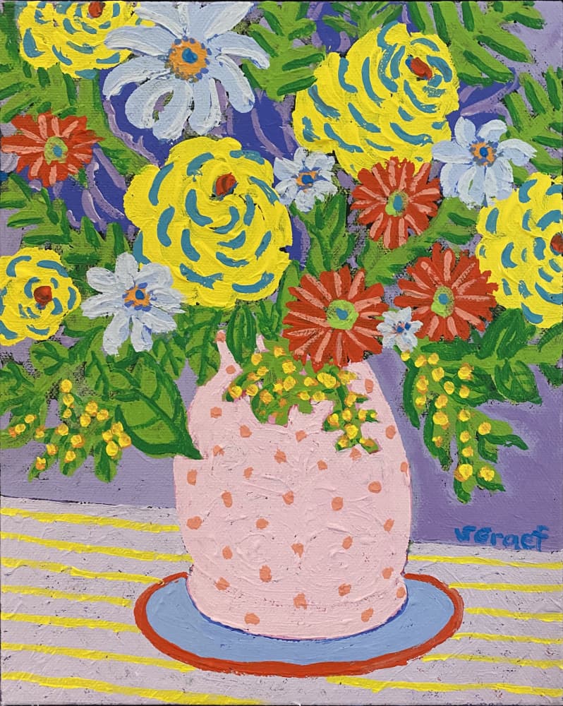 Flowers 6 by Sue Graef — canvas wall art