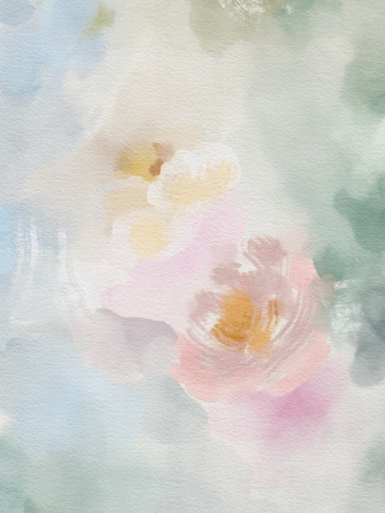 Dreamy Floral Abstract by Mathieu jeuf — canvas wall art