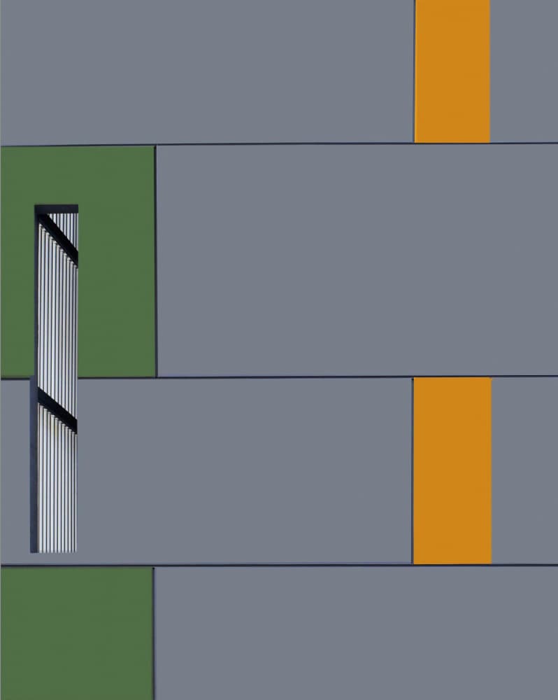 Modern Geometric Color Blocks by Arnon Orbach — canvas wall art