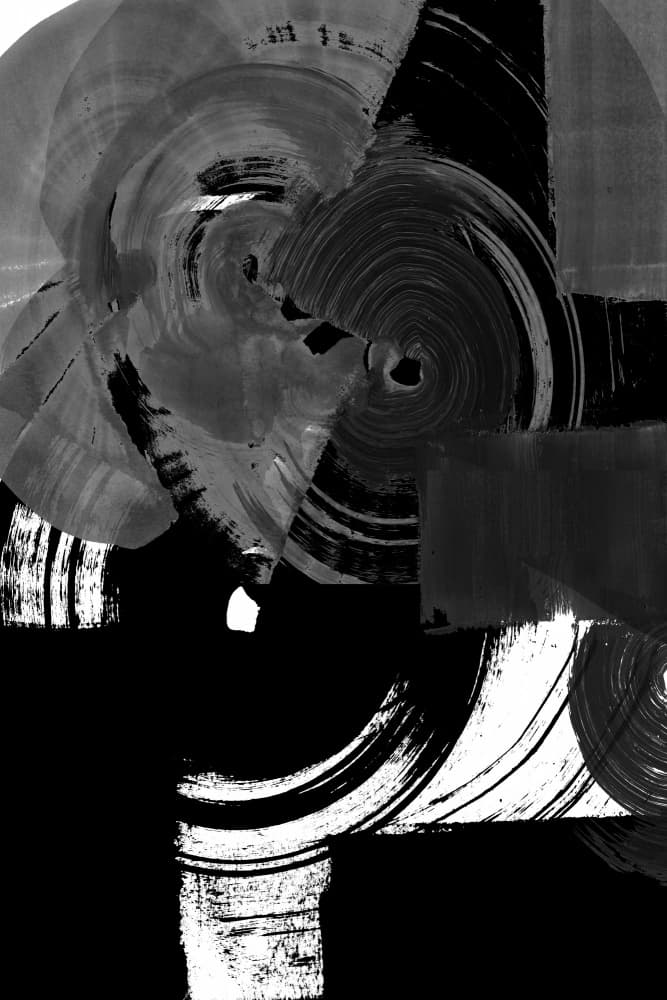 Dynamic Abstract Swirls by cartissi — canvas wall art