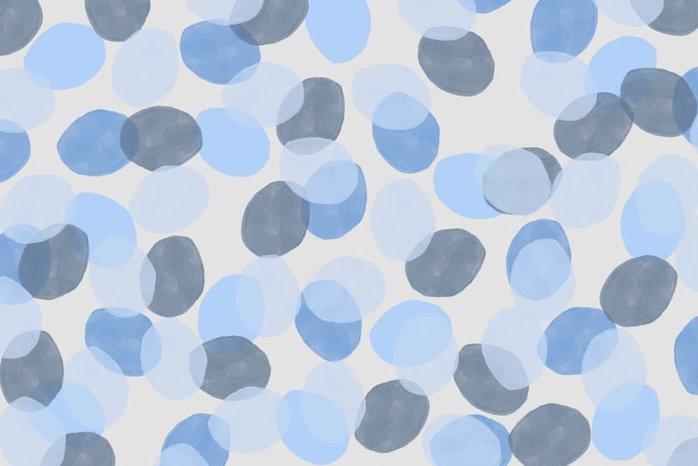 Abstract Blue Grey Pattern by Treechild — canvas wall art