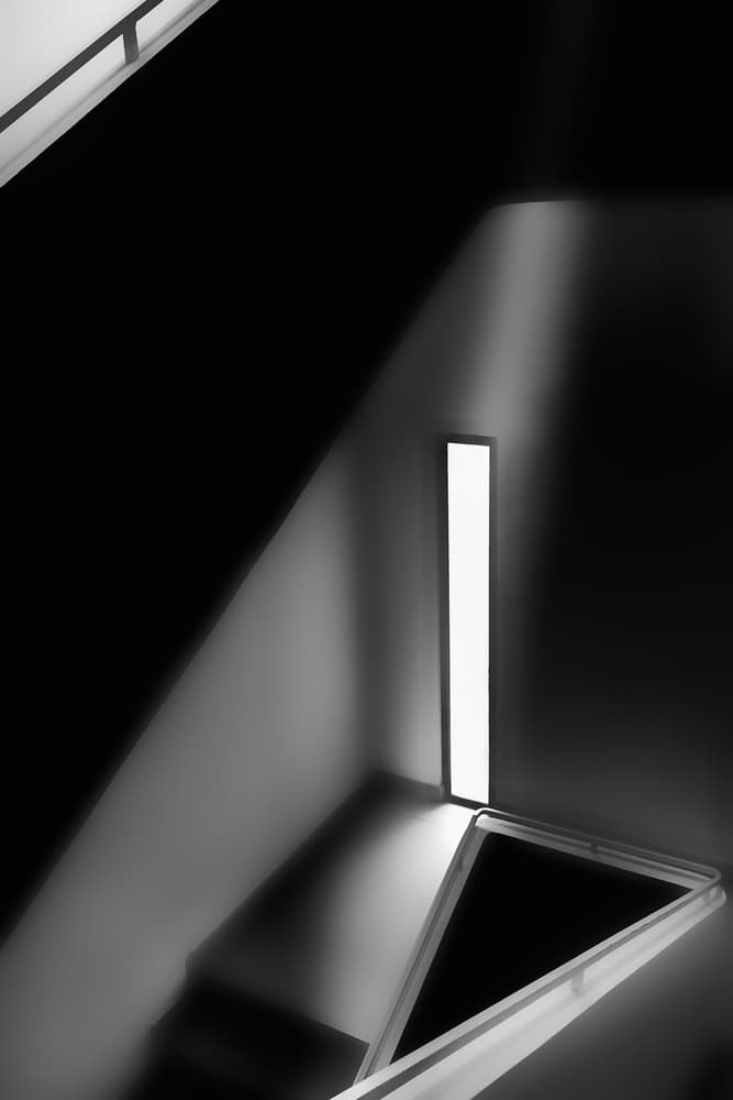 Light and Shadow Geometry by Olavo Azevedo — canvas wall art