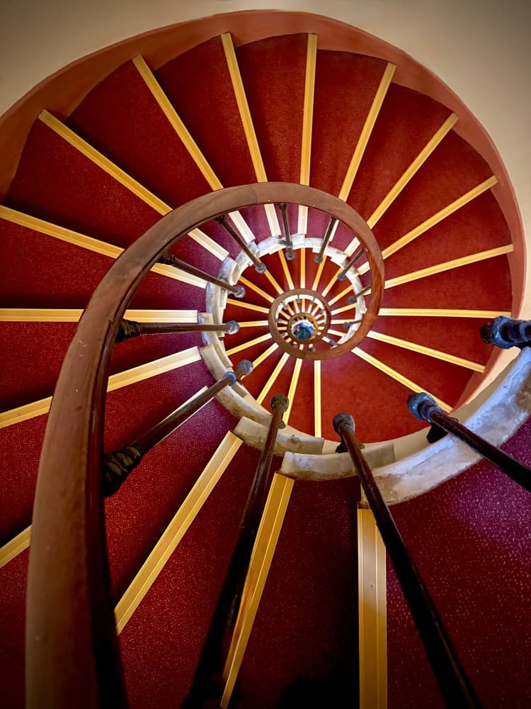 Elegant Spiral Perspective by KIMIO KOBAYASHI — canvas wall art