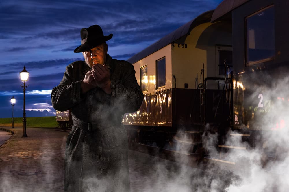 Night Train Mystery by Tom Baetsen - xlix.nl — canvas wall art