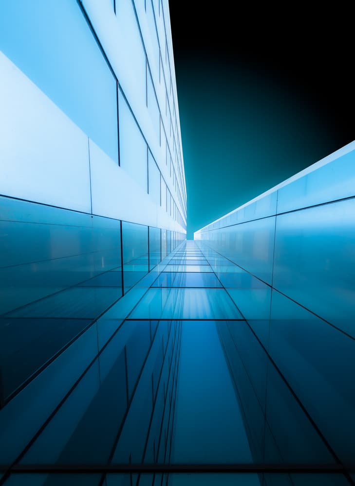 Sleek Urban Geometry by Jörg Vollrath — canvas wall art