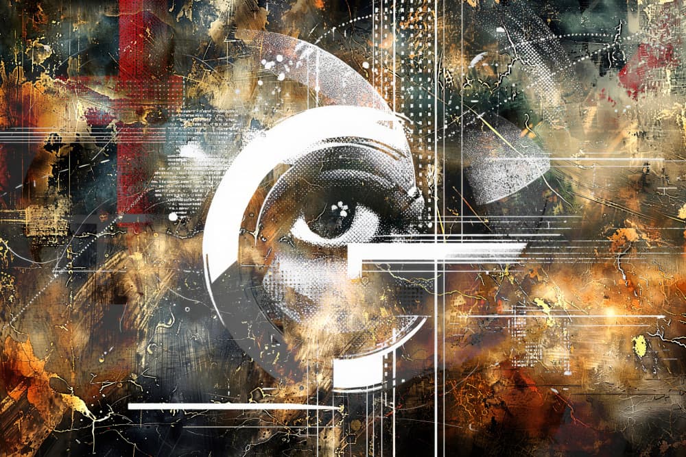 Mysterious Cyber Vision by Rafal Kulik — canvas wall art