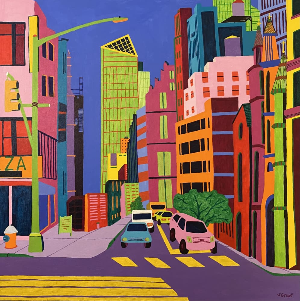 Seventh Avenue by Sue Graef — canvas wall art