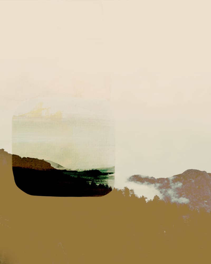 Misty Mountain Dream by Gemma Bardot — canvas wall art