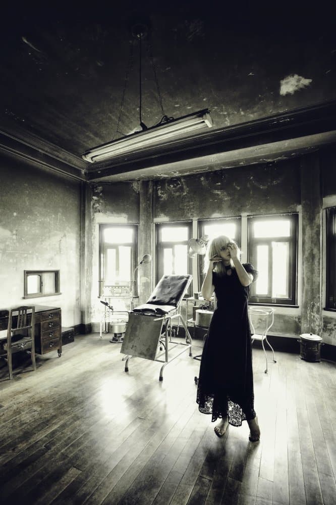 Mysterious Woman Old Room by KOIKI — canvas wall art