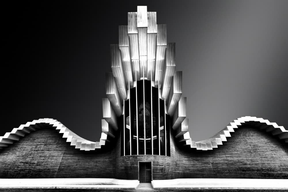 Striking Modern Architecture by Jorge Pimenta — canvas wall art