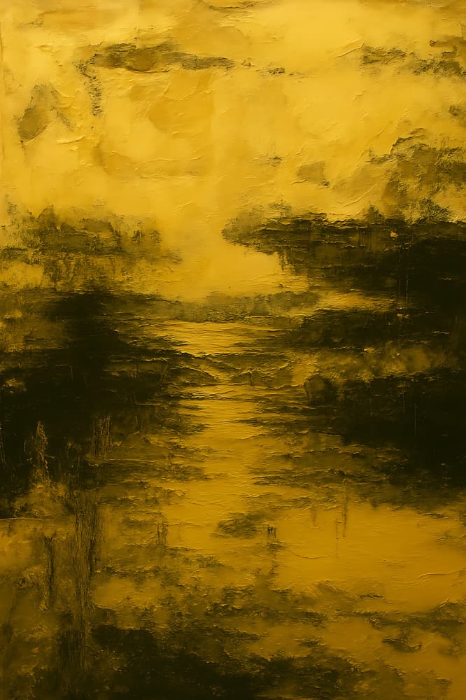 Golden Hour Reflection by HUGO — canvas wall art