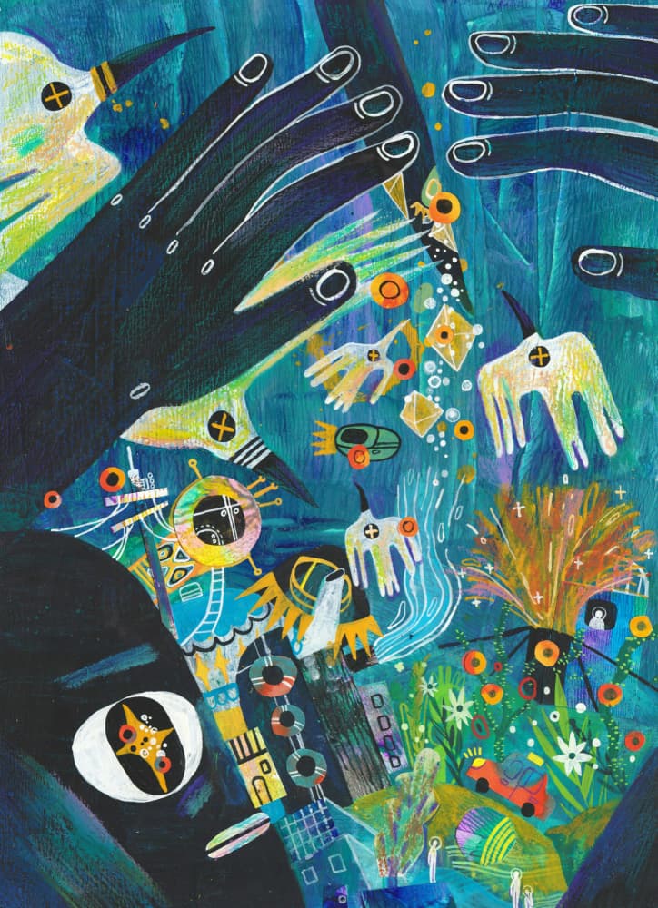 Magical Hands Dreamscape by Changyu Zou — canvas wall art