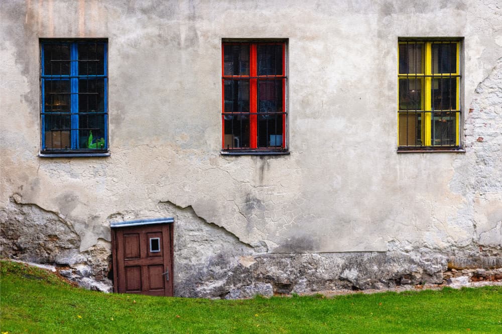 Whimsical Doors Bright Windows by Normunds Kaprano — canvas wall art