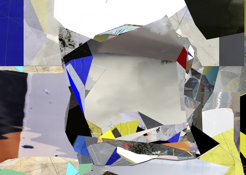 Modern Fragmented Geometry by Stefan Fransson — canvas wall art