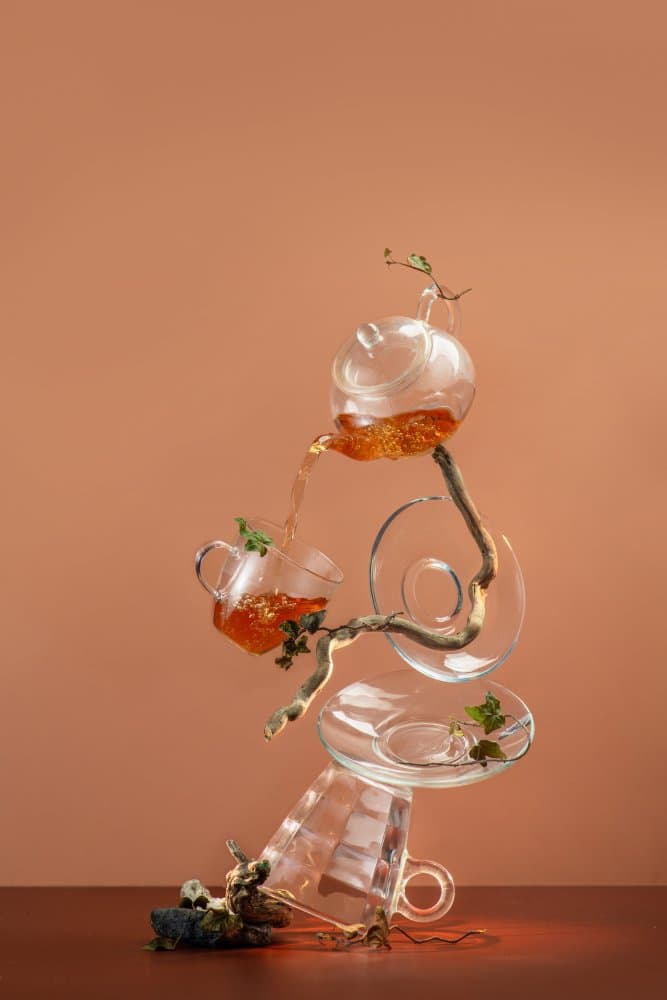 Elegant Tea Balance by Dina Belenko — canvas wall art