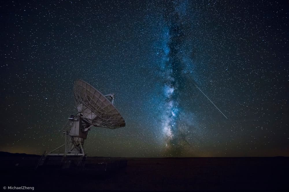 Milky Way Telescope by Michael Zheng — canvas wall art