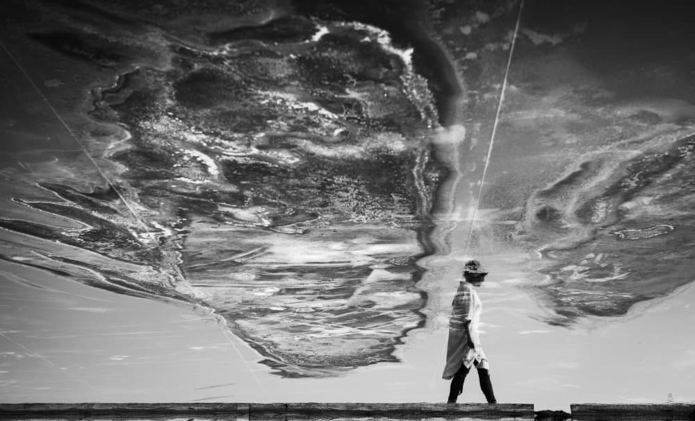 Surreal Sky Reflection by Mi Young Choi — canvas wall art