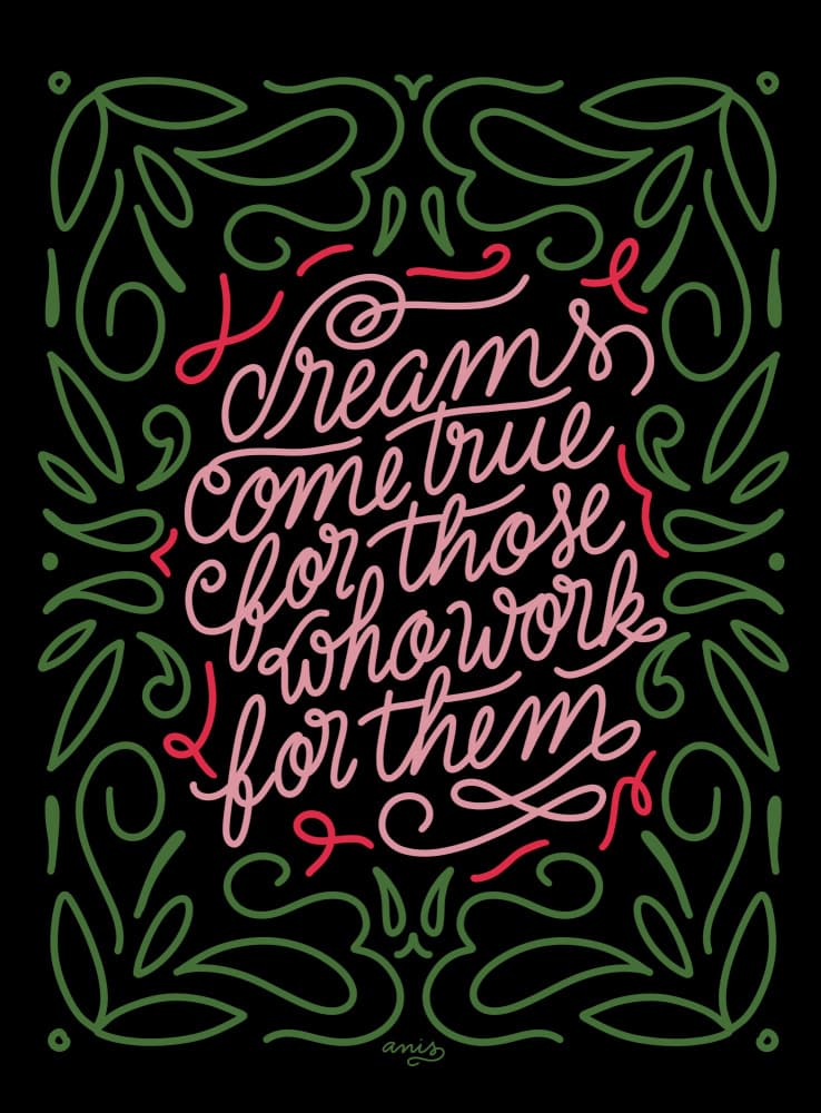 Dreams Come True by Anis Illustration — canvas wall art