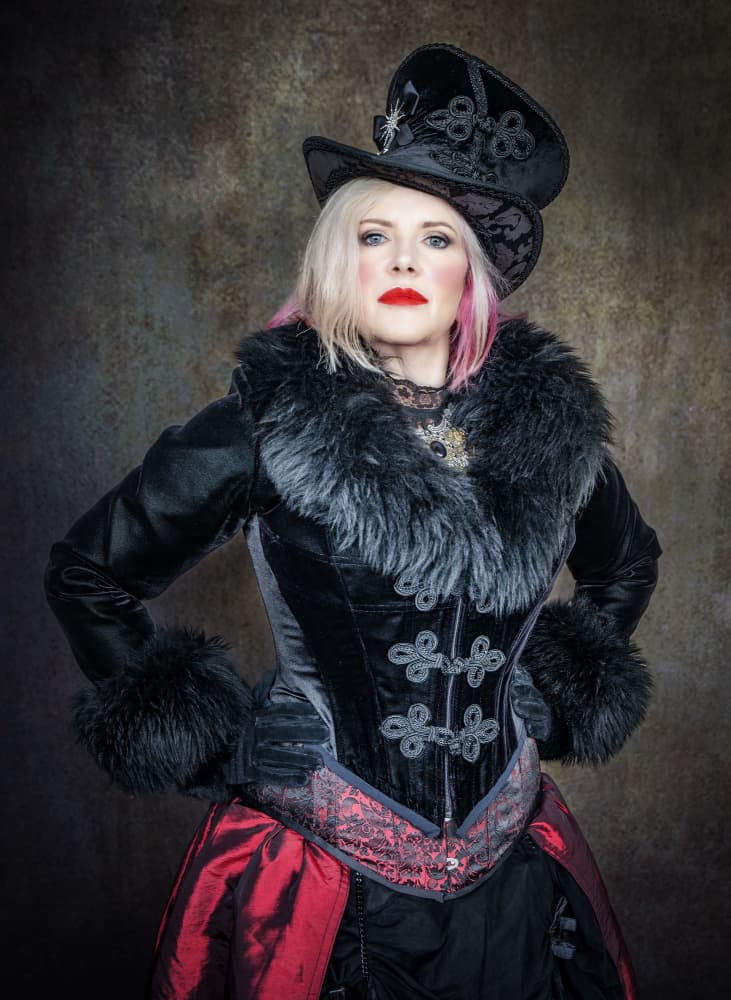 Elegant Steampunk Woman by Daniel Springgay — canvas wall art
