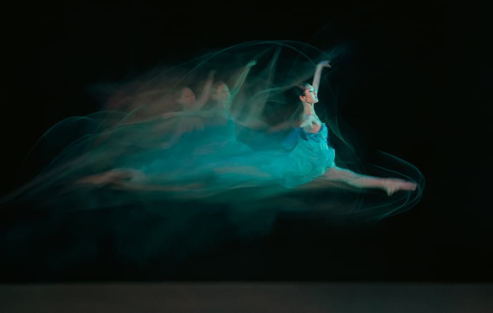 Ethereal Ballet Dancer by Mia Meng — canvas wall art