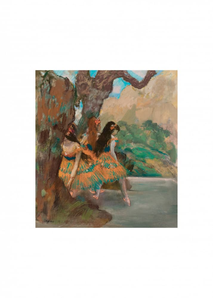 Ballet Dancers No.2 by Edgar Degas — canvas wall art