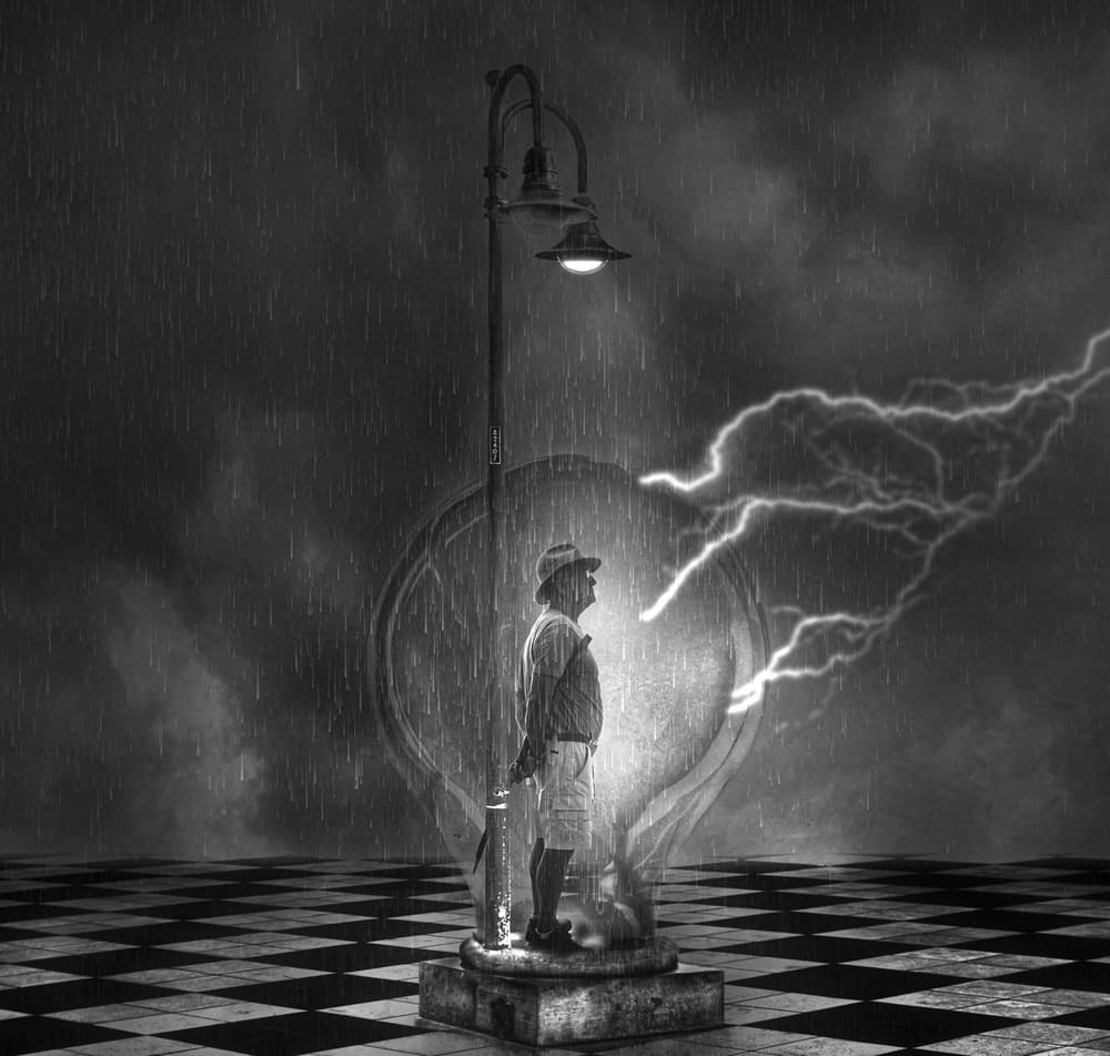 Lightning Strikes Inspiration by Christian MARCEL — canvas wall art