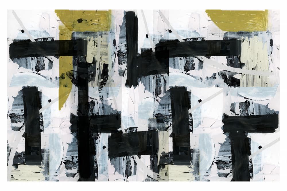 Bold Geometric Abstract by cartissi — canvas wall art