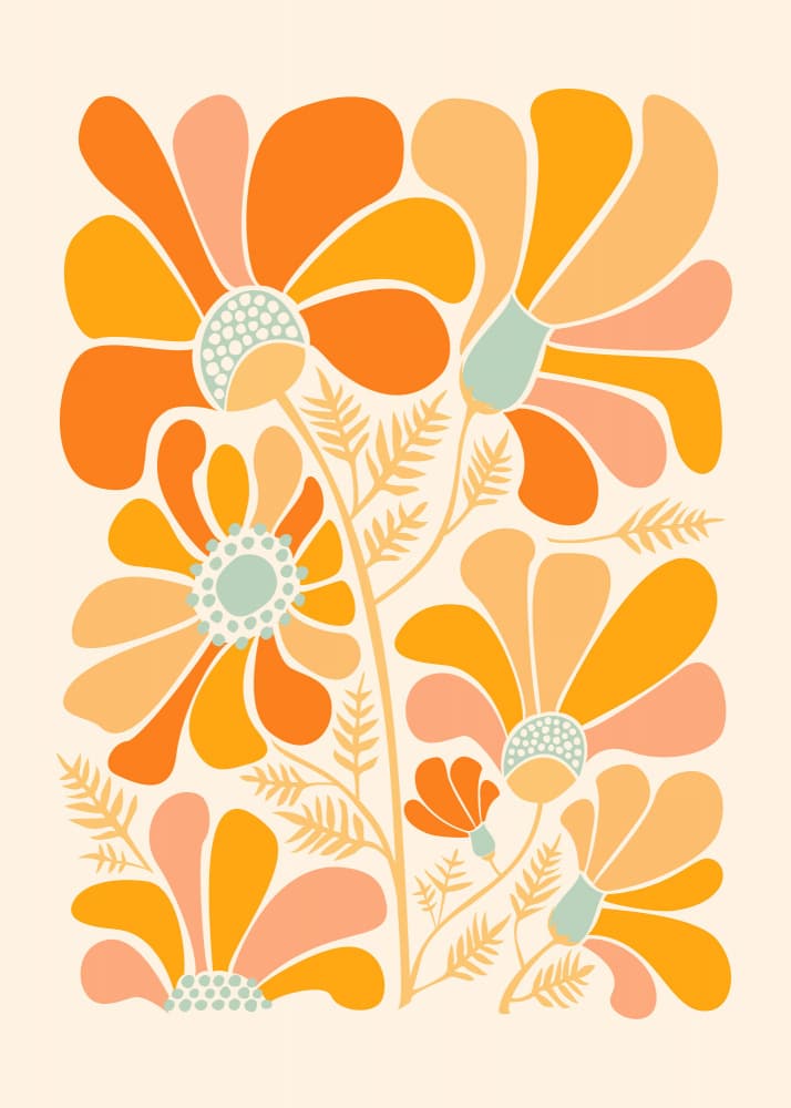 Sunflowers10.png by Kristian Gallagher — canvas wall art