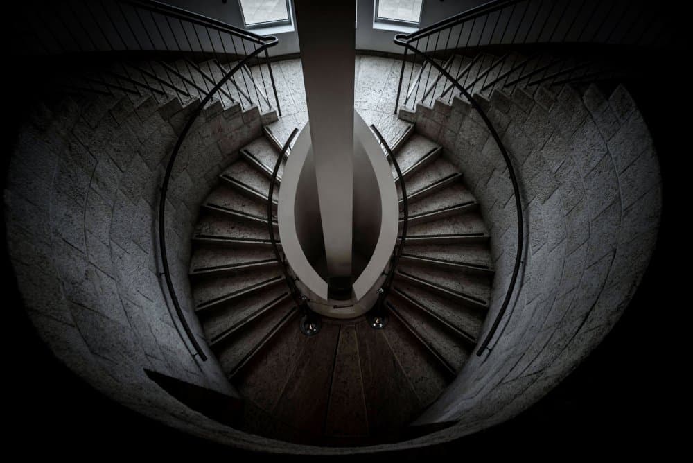 Stone Spiral Architecture by Dekel Abu — canvas wall art