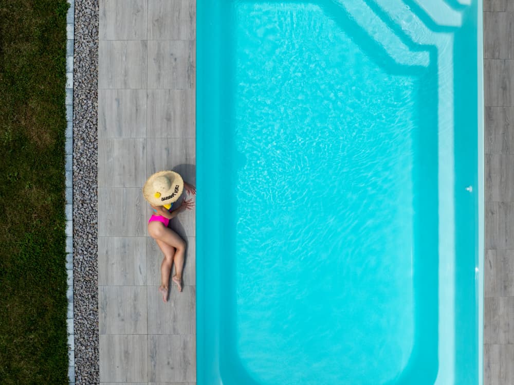 Summer Poolside Relax by Azim Khan Ronnie — canvas wall art