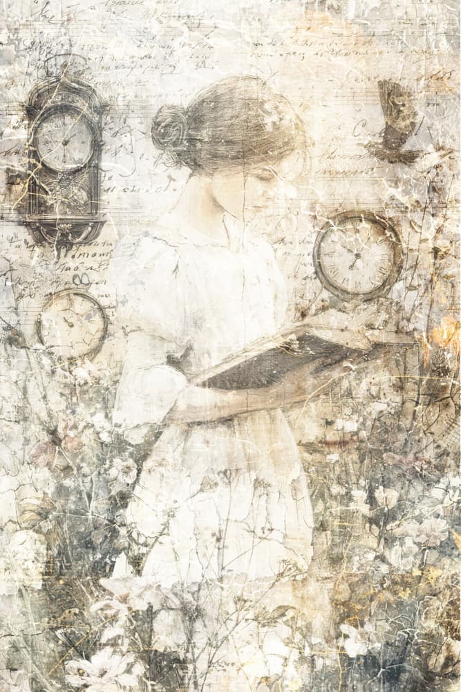 Vintage Reading Dream by Rafal Kulik — canvas wall art