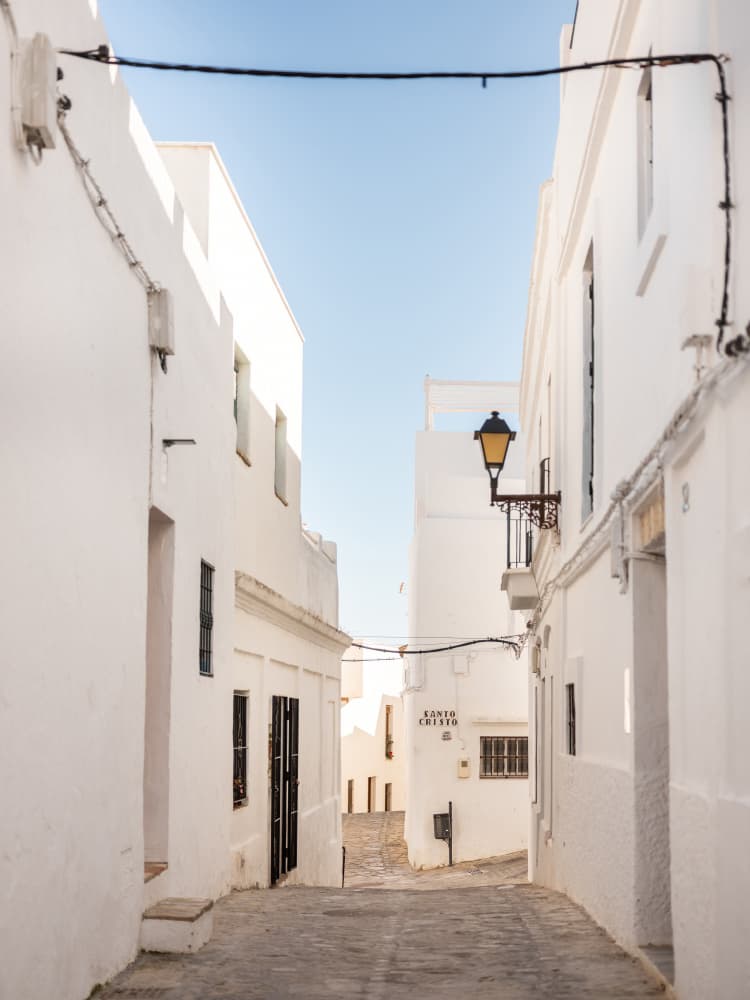 The White town of Vejer de La Frontera by Raisa Zwart — canvas wall art