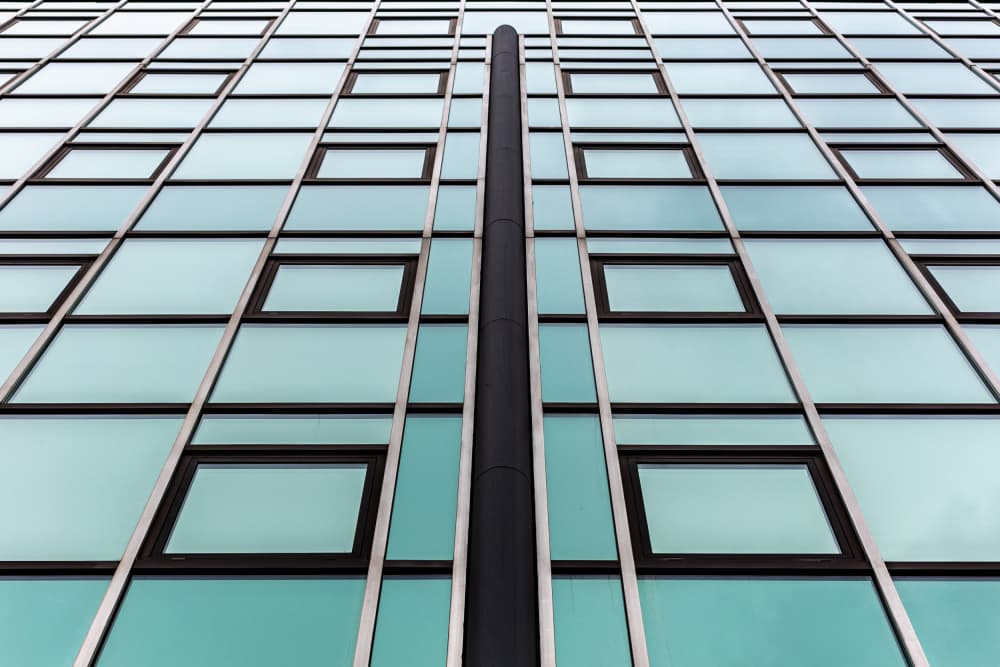 Upward Glass Geometry by Jaap Koer — canvas wall art