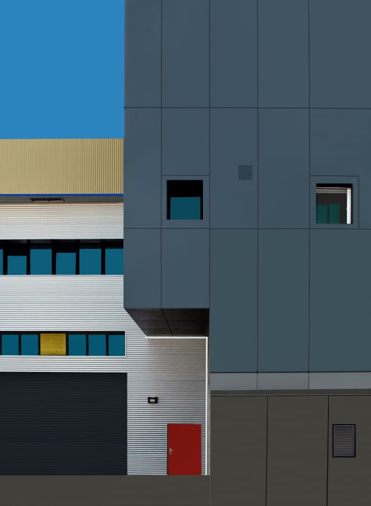 Architectural Color Blocks by Arnon Orbach — canvas wall art