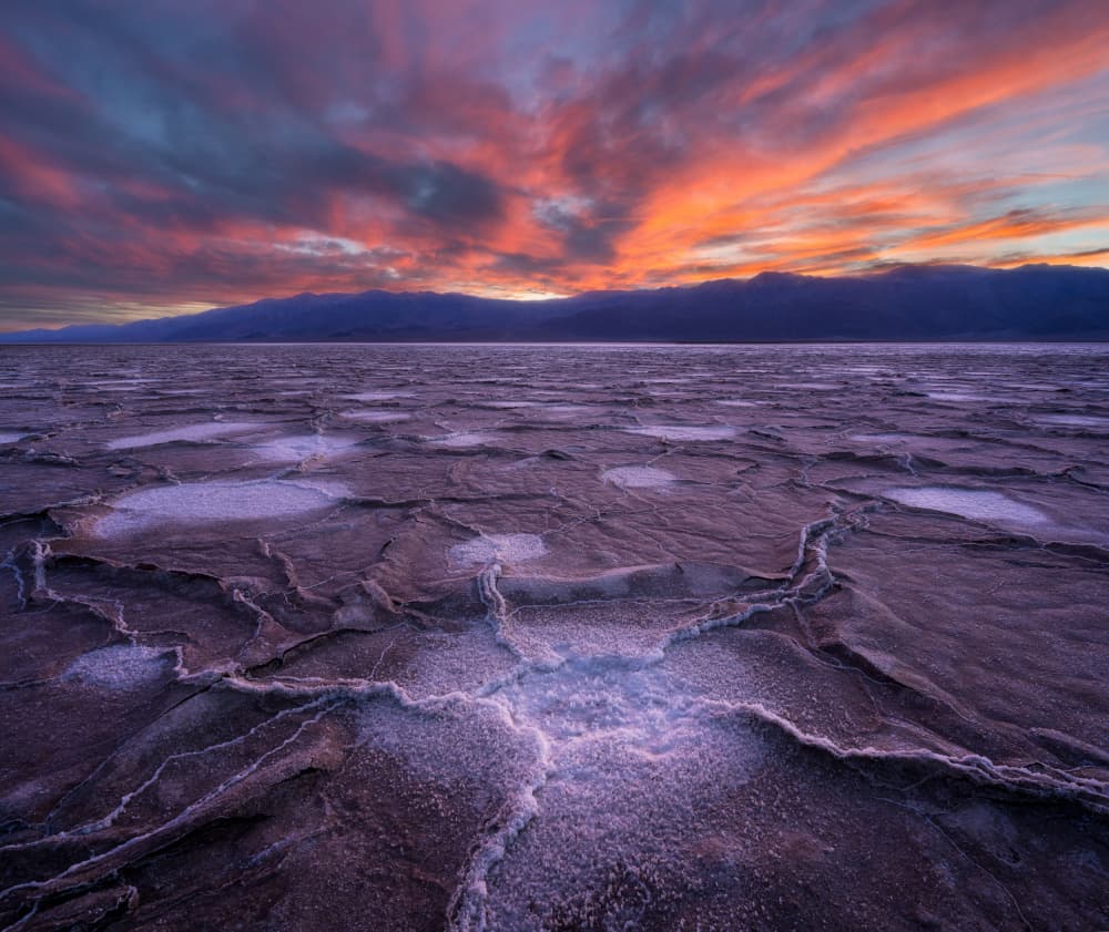 Dramatic Salt Flat Sunset by Willa Wei — canvas wall art