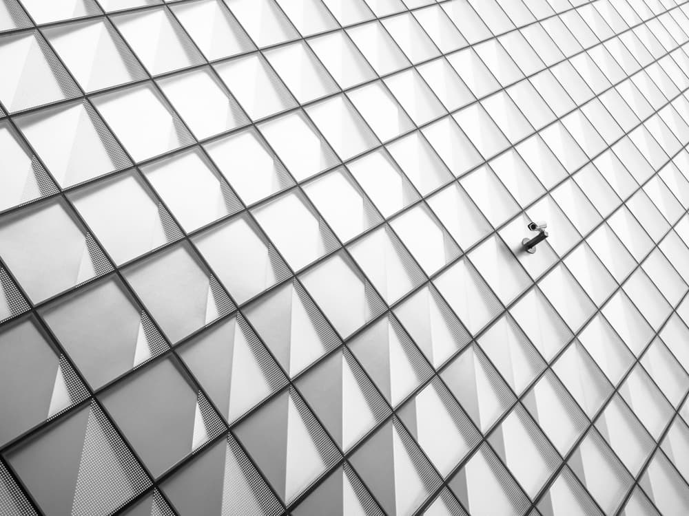 Geometric Facade Camera by Marius Surleac — canvas wall art
