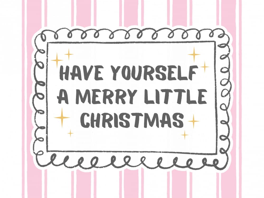 Whimsical Christmas Cheer by Jolly and Dash — canvas wall art
