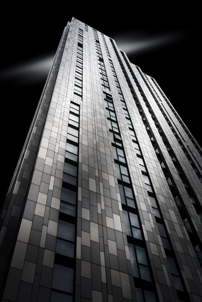 Sleek City Skyscraper by Luigi Greco — canvas wall art