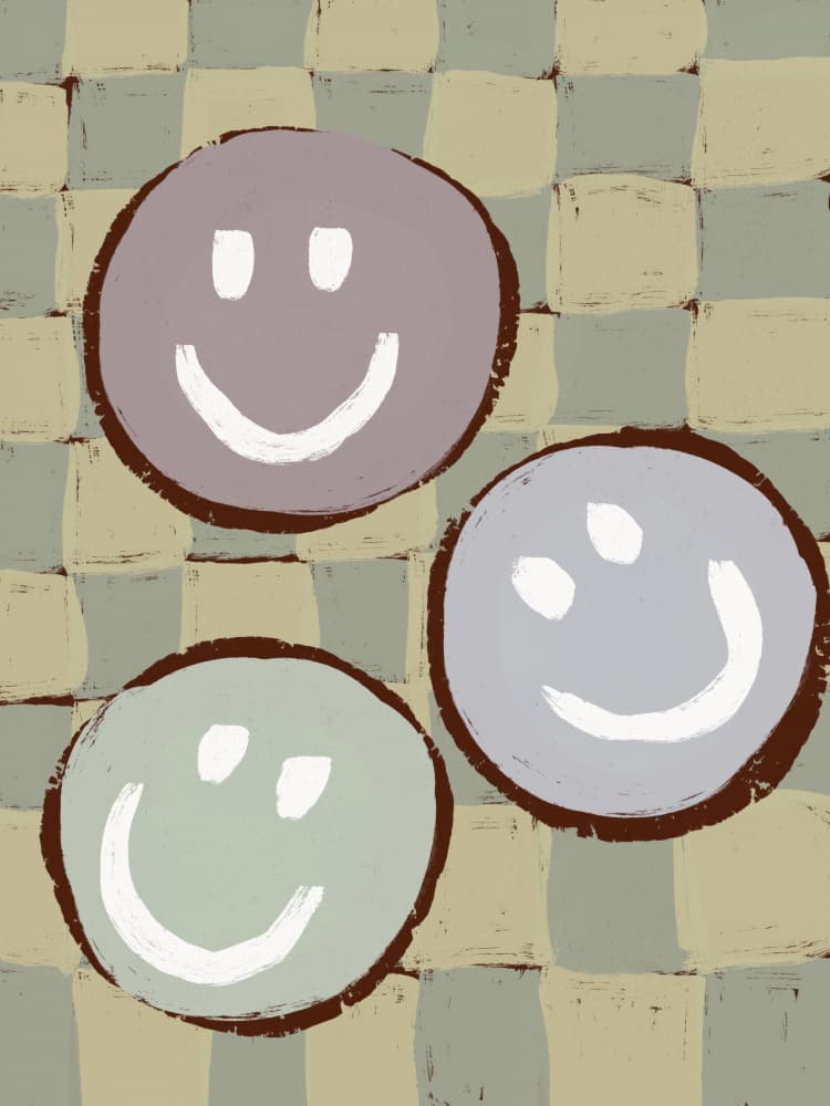 Smileys by Treechild — canvas wall art