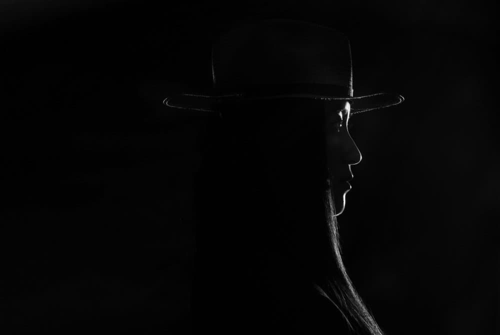 Mysterious Woman Profile by Ruiqing P. — canvas wall art