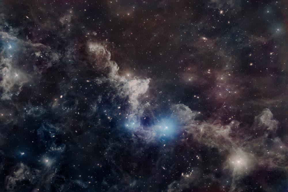 Celestial Nebula Sky by Vikas Chander — canvas wall art